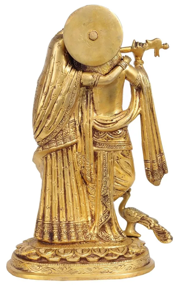 Brass_Radha_Krishna_Idol_With_Peacock