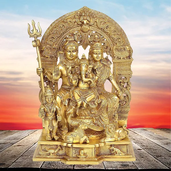 Brass_Shiva_Family_Idol_Statue