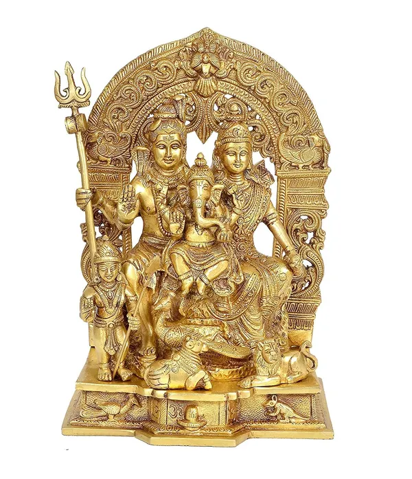 Brass_Shiva_Family_Idol_Statue