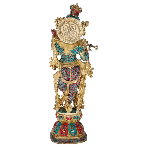 Brass_Lord_Krishna_Idol_With_Stone_Work