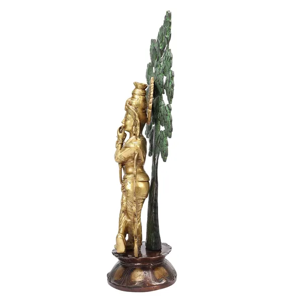 Brass_Krishna_Idol_Under_Tree