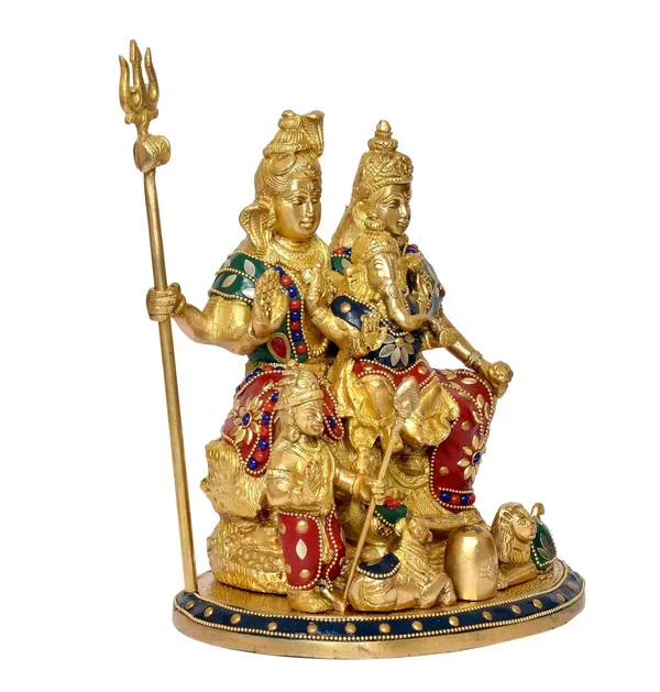 Brass_Shiv_Parivar_Idol