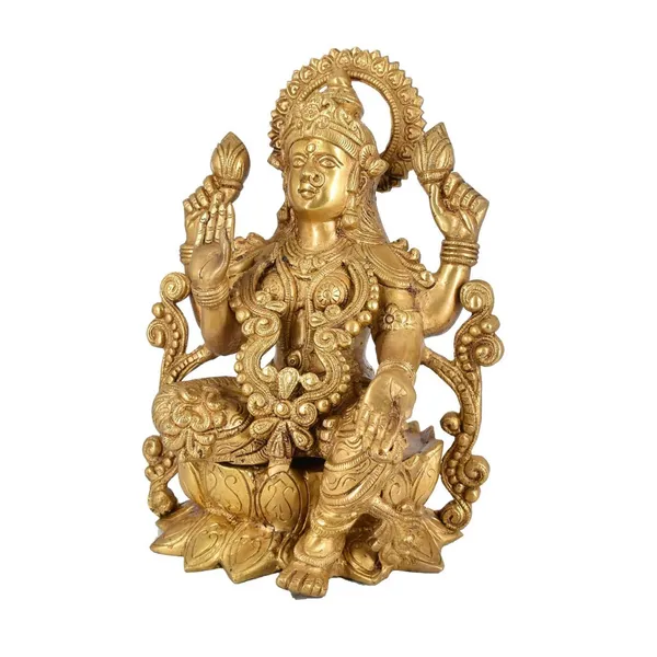 Brass_Lakshmi_Idol