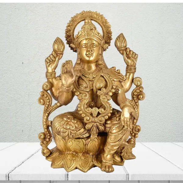 Brass_Lakshmi_Idol