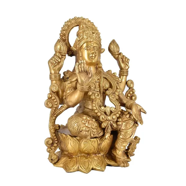 Brass_Lakshmi_Idol