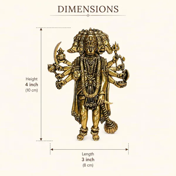 Brass_Hanuman_Wall_Hanging_Idol