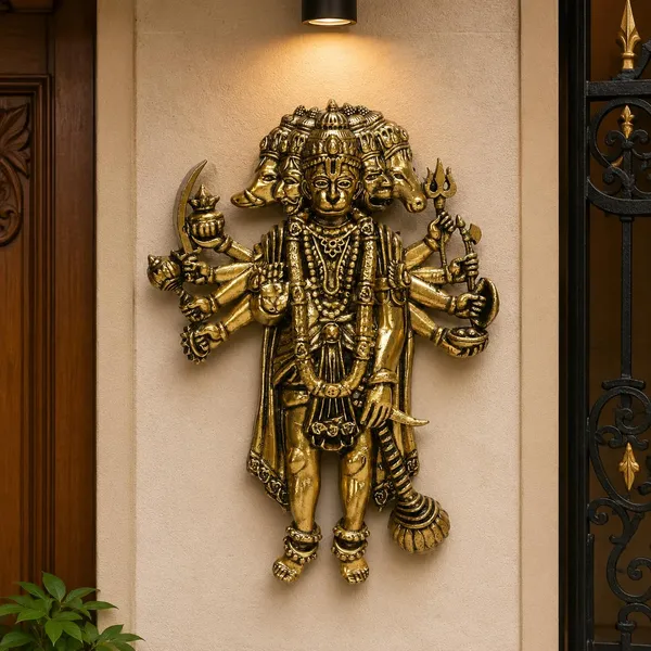 Brass_Hanuman_Wall_Hanging_Idol
