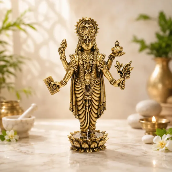 Brass_Dhanavantari_Idol