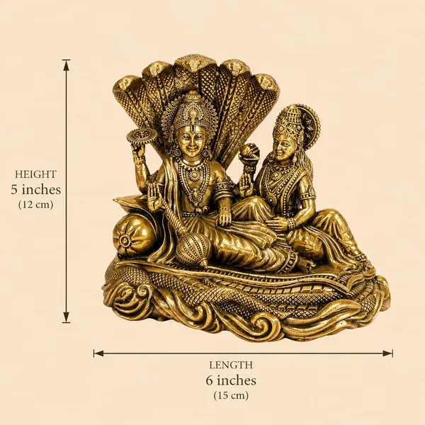 Brass_Vishnu_Lakshmi_Idol_On_Sheshnag
