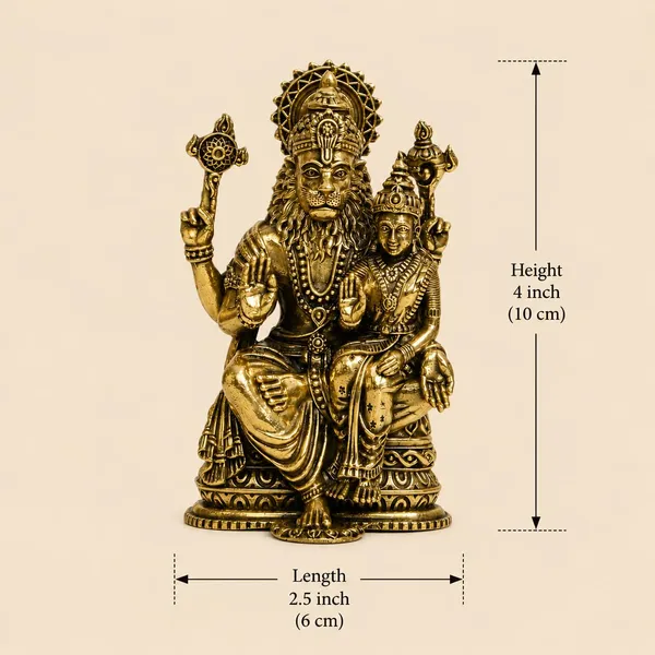 Brass_Lakshmi_Narasimha_Idol