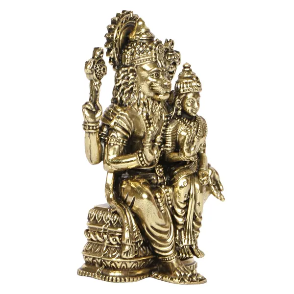 Brass_Lakshmi_Narasimha_Idol