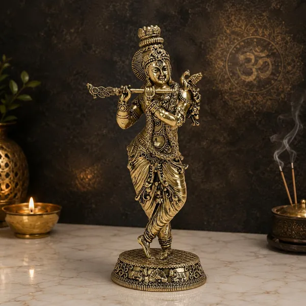 Brass_Krishna_Idol_Playing_Flute
