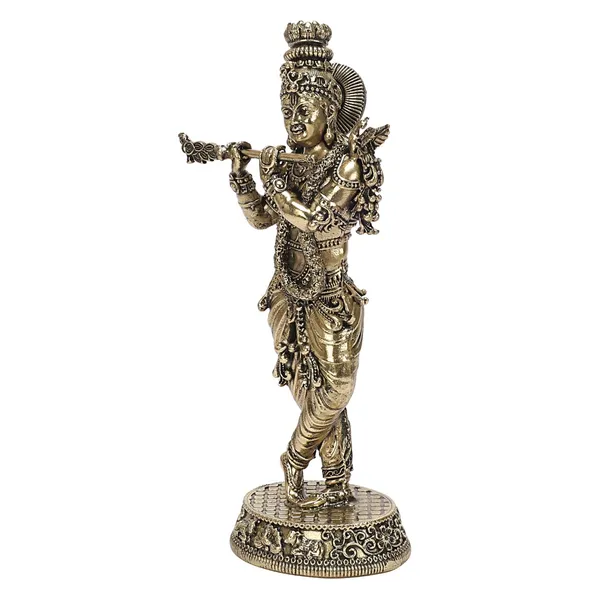 Brass_Krishna_Idol_Playing_Flute