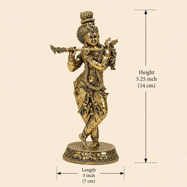 Brass_Krishna_Idol_Playing_Flute