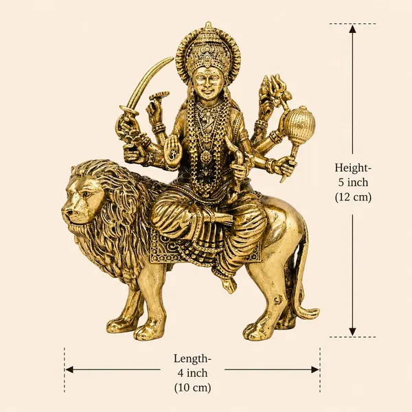 Brass_Durga_Idol