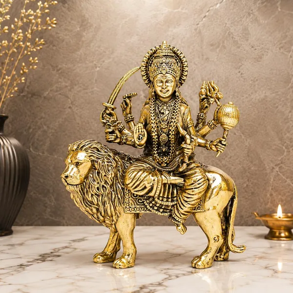 Brass_Durga_Idol