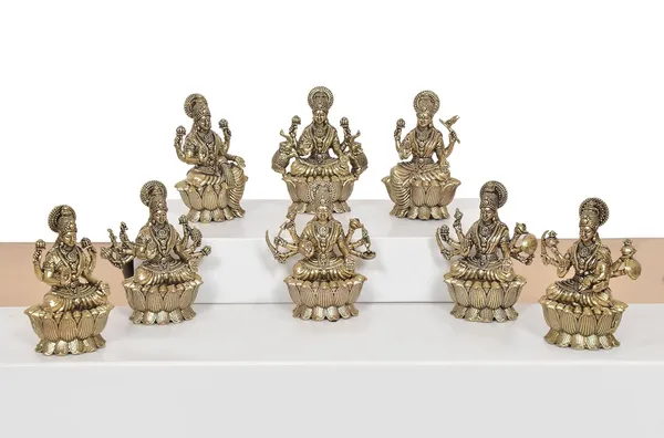 Ashtalakshmi_Brass_Idol_Set