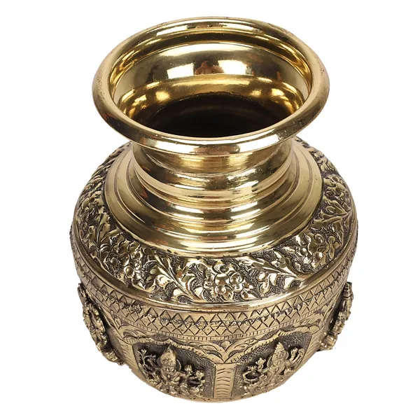 Brass_Kalash_Vase_With_Goddess_Embossed_Design