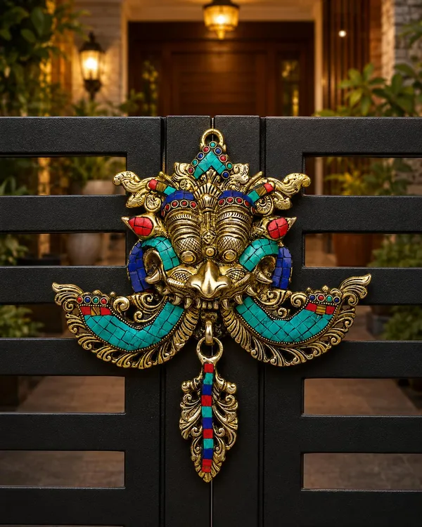 Brass_Wall_Hanging_Decorative_Face_For_Door_Entrance