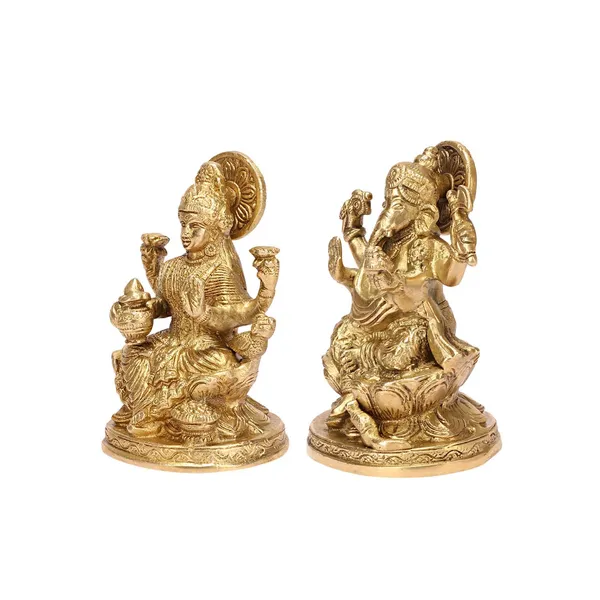 Brass_Lakshmi_Ganesha_Idol_Set