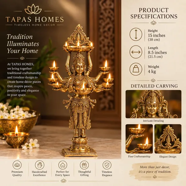 Brass_Standing_Oil_Lamp_With_Laxmi_Design