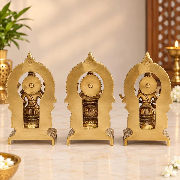 Brass_Lakshmi_Ganesha_Saraswati_Idol_Set