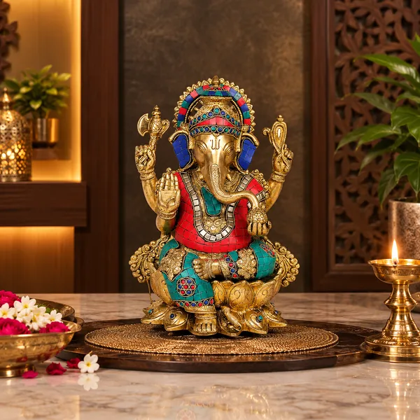 Multicolour_Brass_Lord_Ganesha_Idol_with_Meenakari_Work_for_Home_Decor_|_12_Inches