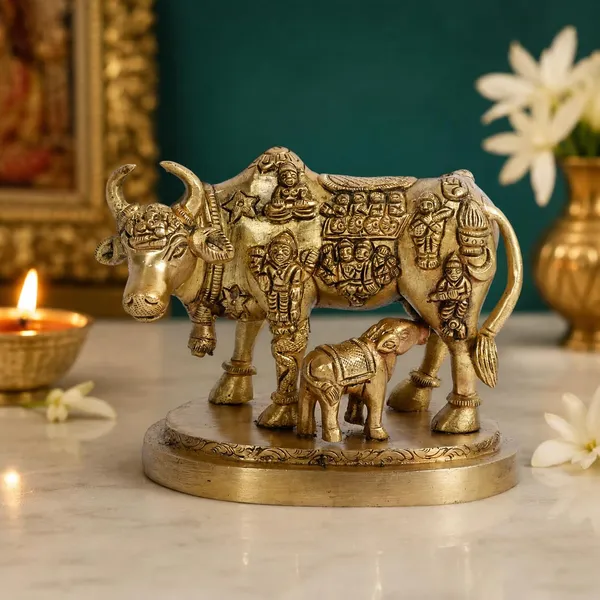 Brass_Kamadhenu_Cow_And_Calf_Idol