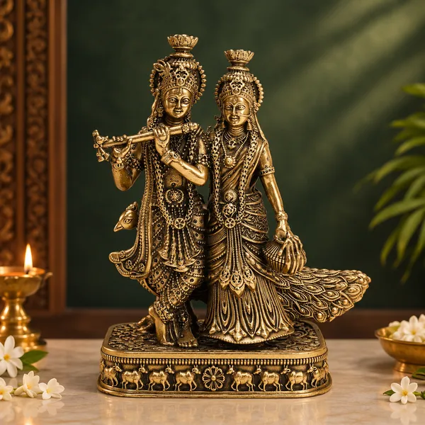 Superfine_Brass_Radha_Krishna_Idol_|_4_Inch