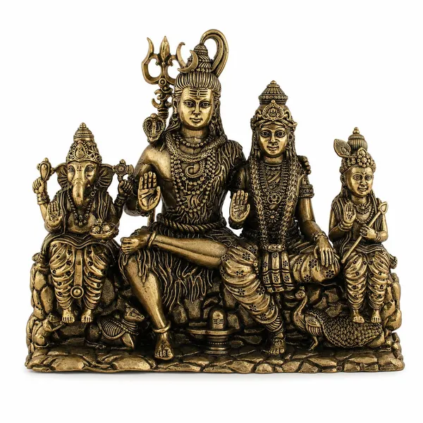 Antique_Finish_Traditional_Shiva_Family_Idol