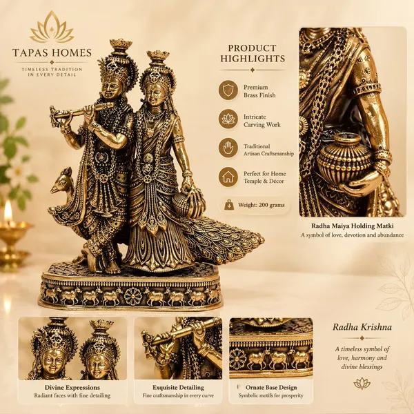 Superfine_Brass_Radha_Krishna_Idol_|_4_Inch