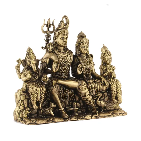 Superfine_Brass_Shiv_Parivar_Idol_for_Home_Temple_Decor_-_4_Inch