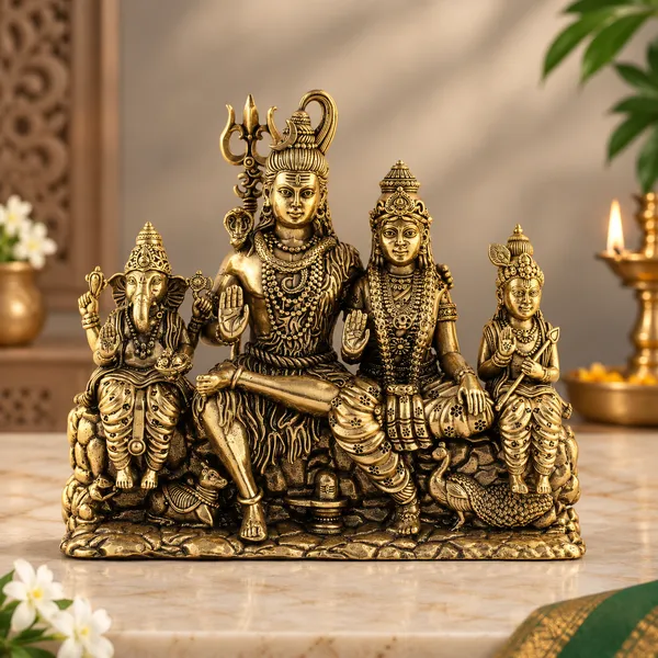 Superfine_Brass_Shiv_Parivar_Idol_for_Home_Temple_Decor_-_4_Inch