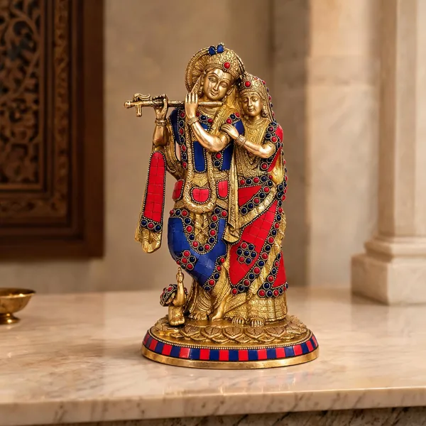 Brass_Radha_Krishna_Idol_Multicolour_Finish