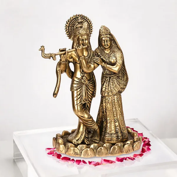 Brass_Spiritual_Radha_Krishna_On_Lotus_Pedestal_Idol