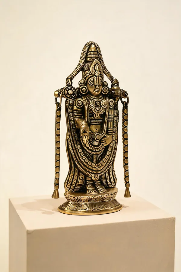 Brass_Spiritual_Tirupati_Balaji_Venkateshwara_Idol