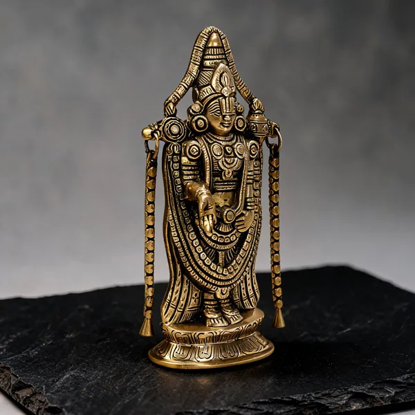 Brass_Spiritual_Tirupati_Balaji_Venkateshwara_Idol