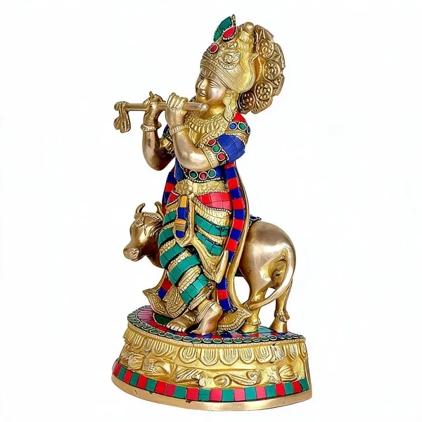 Brass_Traditional_Flute_Playing_Lord_Krishna_Idol
