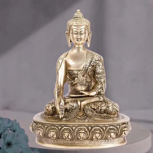 Brass_Meditating_Buddha_Idol_Gold_Finish