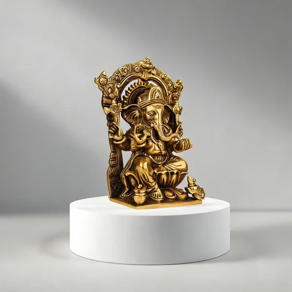 Brass_Spiritual_Sitting_Lord_Ganesha_Idol