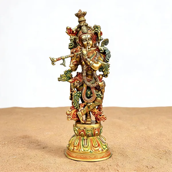 Brass_Traditional_Krishna_Playing_Flute_Idol