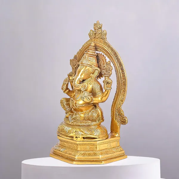 Brass_Spiritual_Sitting_Lord_Ganesha_Idol