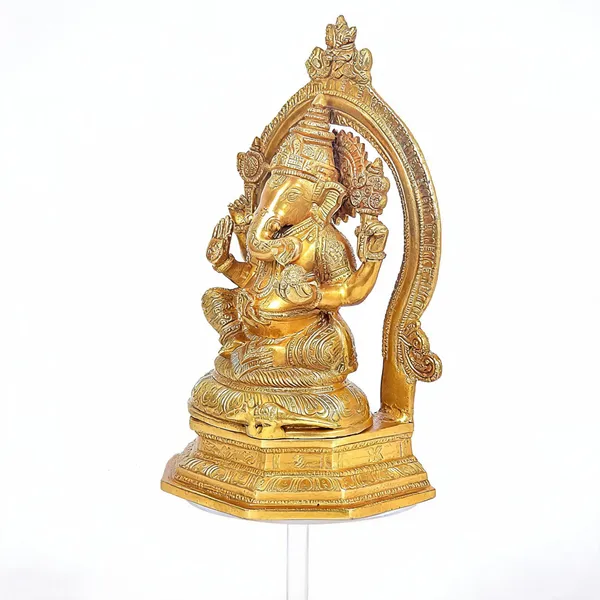 Brass_Spiritual_Sitting_Lord_Ganesha_Idol