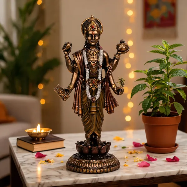 Resin_Devotional_Antique_Dhanvantari_Ayurveda_Idol
