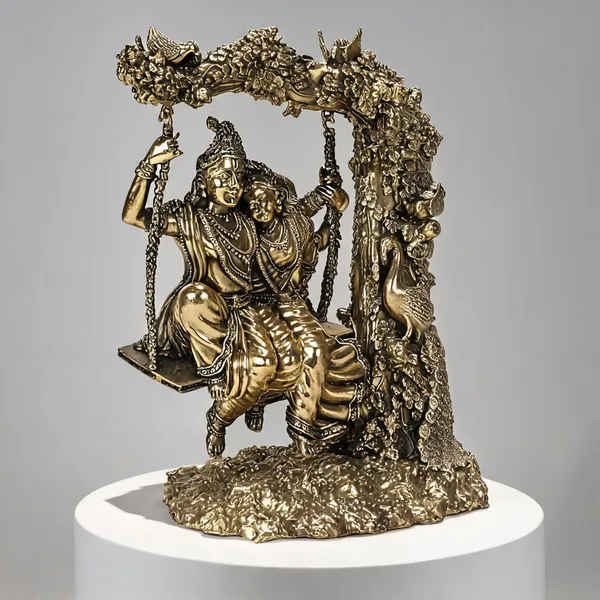 Brass_Devotional_Radha_Krishna_Jhula_Swing_Idol