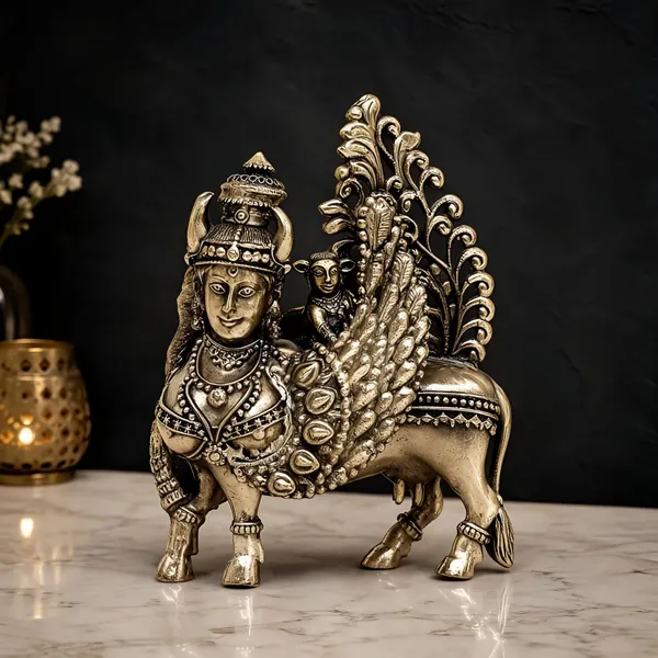 Brass_Traditional_Kamdhenu_Cow_With_Calf_Idol
