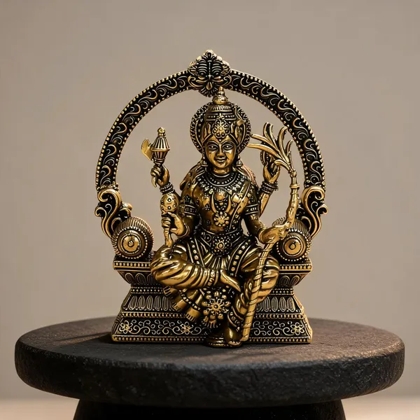 Brass_Rajarajeshwari_Devi_Seated_On_Lotus_Idol
