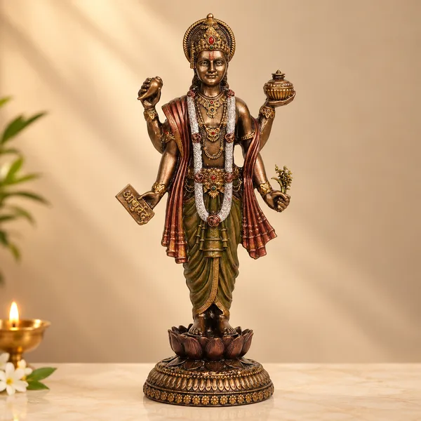Resin_Dhanvantari_Idol_|_Hindu_God_of_Ayurveda_for_Home_Temple_Decor_|_8_Inches