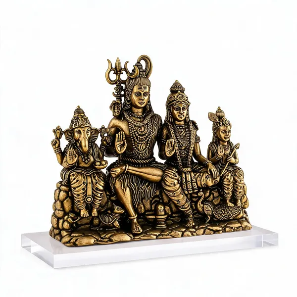 Brass_Antique_Traditional_Shiva_Family_Idol