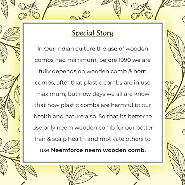 Neemforce_Neem_Wood_Metal_Tail_Comb